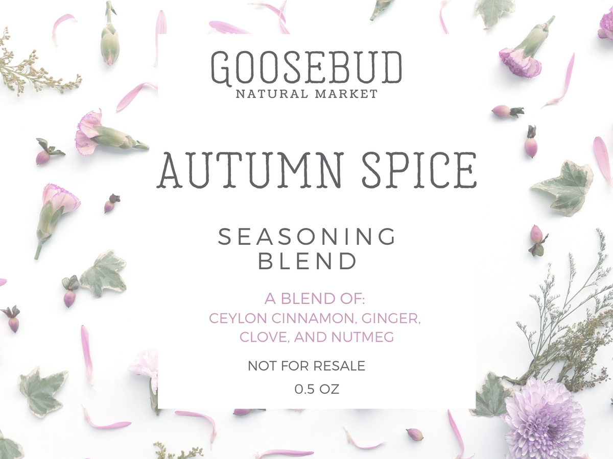 Autumn Spice Mix - Living The Gourmet